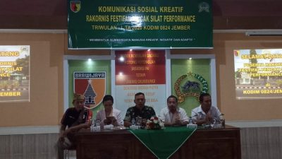 Rakornis Festival Pencak Silat Performance Digelar Bersama Kodim 0824 Jember