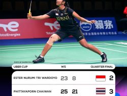 Tim Uber Indonesia Gagal Masuk Semifinal