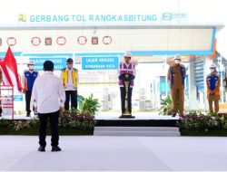 Presiden Jokowi Resmikan Tol Serang-Panimbang