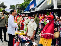 Presiden Jokowi Kunjungi Pasar Purwodadi