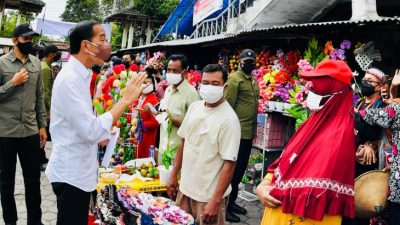 Presiden Jokowi Kunjungi Pasar Purwodadi