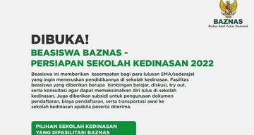 Baznas Indonesia Kembali Buka Program Beasiswa