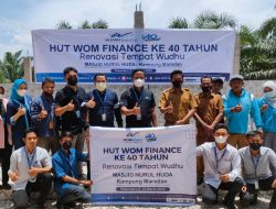 WOM Finance, Renovasi MCK dan Tempat Wudlu