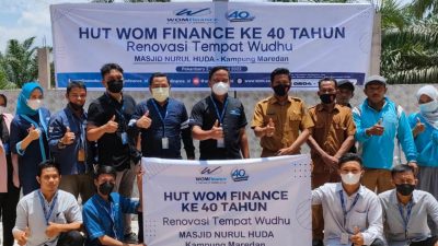 WOM Finance, Renovasi MCK dan Tempat Wudlu