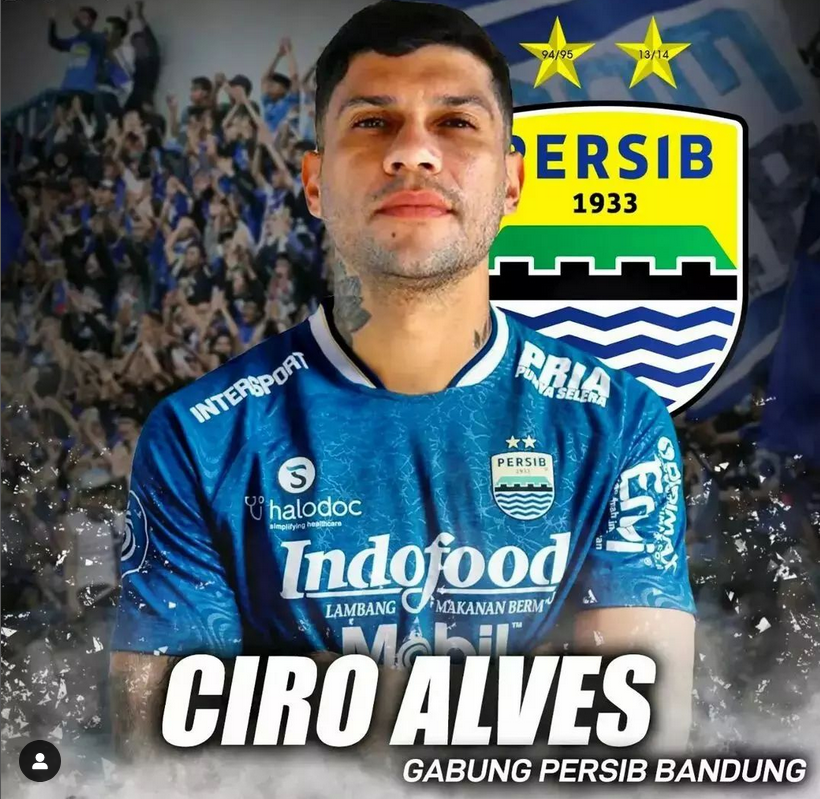 Ciro Alves Pencetak Gol Terbanyak Liga 1 Bergabung ke Persib