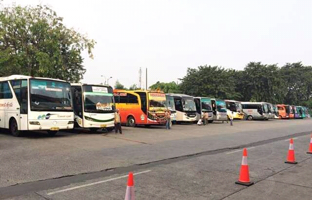 Vaksin Booster di Terminal Bus Kampung Rambutan Jakarta