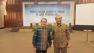 Asri Hadi Pandu Acara Seminar Soal Sengketa Tanah Diluar Pengadilan, Peserta Antusias