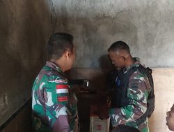 Bantu Masyarakat Papua, Satgas Yonif 126/KC Perbaiki Instalasi Listrik Warga