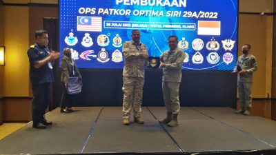 Bakamla RI dan APMM Gelar Patkor Optima Malindo 29A/2022 di Malaysia