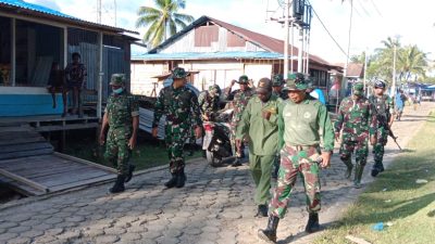 Pastikan Pembangunan TMMD Reg Ke-114 Berjalan Lancar, Dandim 1710/Mimika Beserta Rombongan Laksanakan Peninjauan Secara Langsung