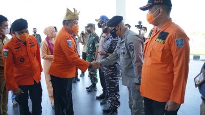 Kepala SB Bitung Bakamla RI Hadiri Penyambutan Kepala Basarnas