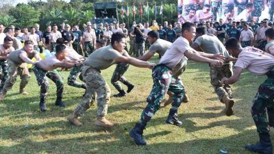 Ratusan Personel Garuda Shield 2022 Gelar Sport dan Culture Day di Baturaja