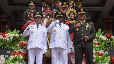 Komandan Korem 174/ATW Merauke Hadiri Detik Detik Proklamasi Kemerdekaan RI Ke-77