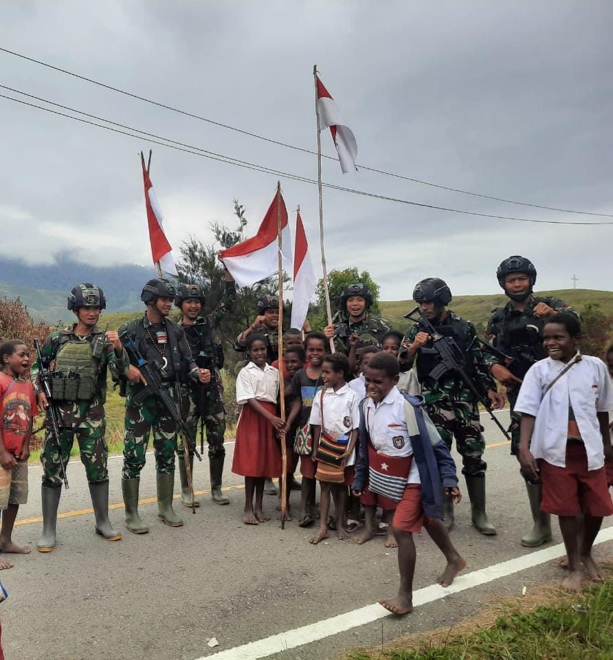 SIAP!!! Kibarkan 321 Bendera Merah Putih di Pegunungan Tengah Nduga