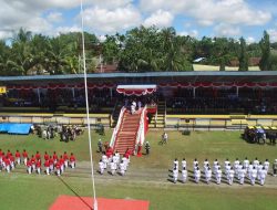 Pangdam Kasuari Bersama Forkopimda Papua Barat Ikuti Upacara Peringati HUT Ke 77 Kemerdekaan RI Di Sanggeng