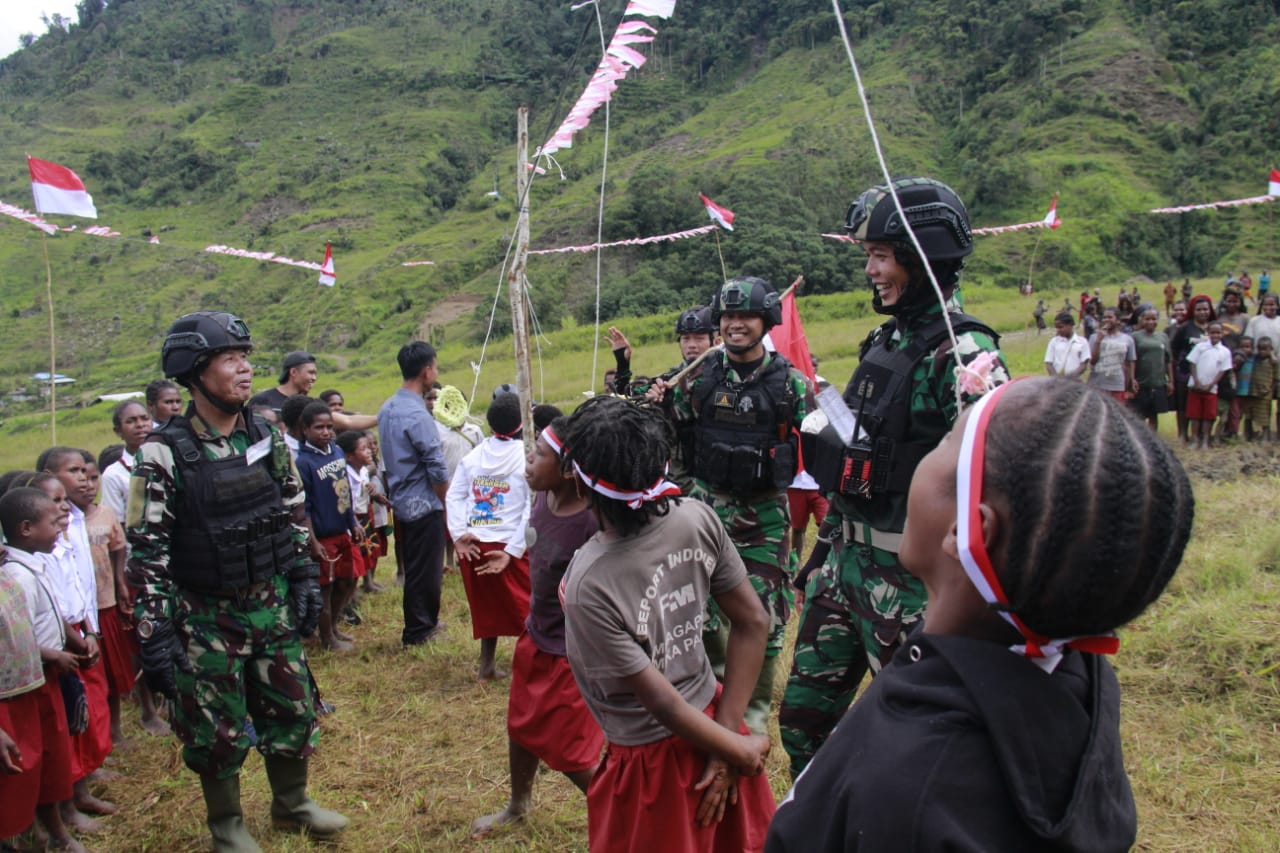 Rasa Bangga Tergambar: Kemeriahan HUT Kemerdekaan Indonesia Ke-77 di Pegunungan Tengah