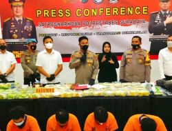 90,7 kg Sabu dan 13,6 kg Ganja Disita Polrestabes Surabaya: 8 Tersangka Berhasil Ditangkap