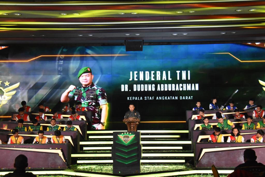 Closing Ceremony Turnamen E-Sports Piala Kasad, Jenderal Dudung : Tularkan Semangat Berprestasi Kepada Milenial Lainnya Di Daerah