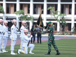 Penciuman Panji TNI AD, Tandai Penerimaan Perwira Remaja TNI AD Tahun 2022