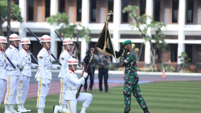 Penciuman Panji TNI AD, Tandai Penerimaan Perwira Remaja TNI AD Tahun 2022