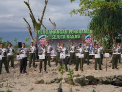 Kodam Kasuari Tanami Pohon Bakau: Selamatkan Pulau Raimuti dari Abrasi