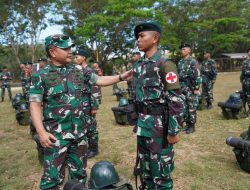 Kasad Kunjungi Markas Samodok: Cek Kesiapan Operasi Yonif RK 744/SYB