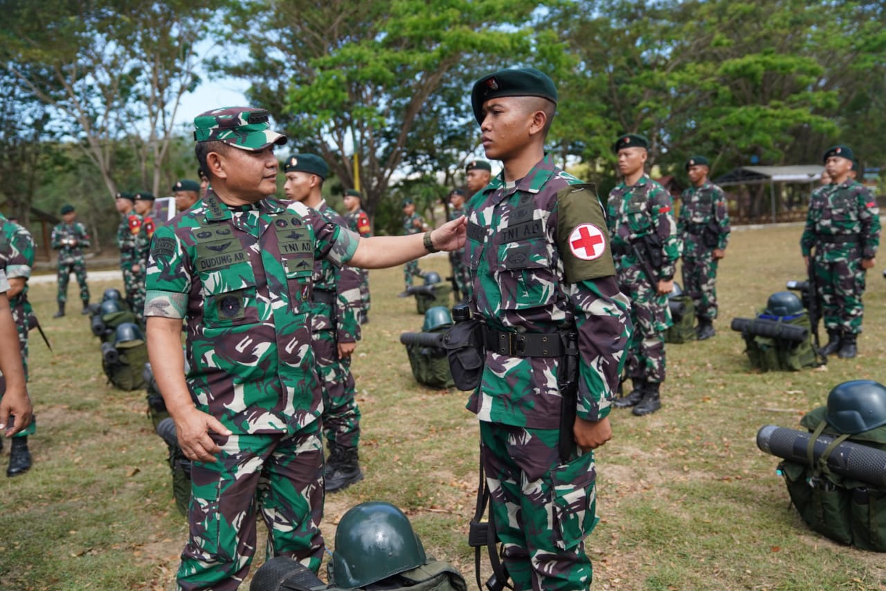 Kasad Kunjungi Markas Samodok: Cek Kesiapan Operasi Yonif RK 744/SYB