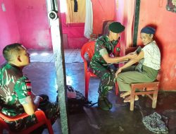 Door to Door, Satgas Yonarmed 1 Kostrad Patroli Kesehatan Keliling Desa Luhu