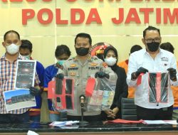 Jatanras Polda Jatim Ringkus Komplotan Penggelapan Tiga Puluh Ton Gula