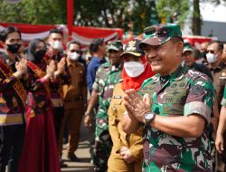 Sukseskan Program Pemerintah, Kasad Tinjau Giat Sinergi Korem 044/Gapo Dengan Komponen Bangsa Lainnya di Lampung