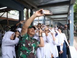 Kasad Tinjau Progres Pembangunan Masjid Abdurahman di SMP Kartika XIX-I Bandung