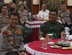 Perkuat Sinegritas TNI-Polri, Kapolda Banten Kunjungi Danrem 064/MY Brigjen TNI Tatang Subarna