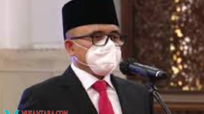 Azwar Anas di Lantik Presiden Jokowi Jadi Menteri.