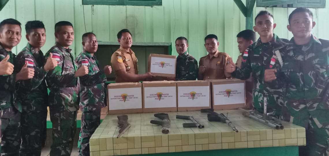 Amankan Senjata Api Rakitan, Satgas Yonif 126/KC Berhasil Melaksanakan Binter Di Perbatasan Papua