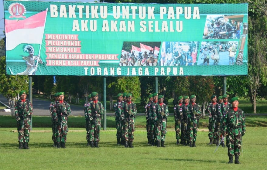 Pimpin Upacara Hari Sumpah Pemuda Ke-94 Danrem 174/ATW Bacakan Amanat Menpora RI