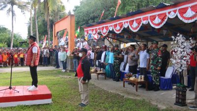 Ciptakan Kedamaian, Satgas Yonarmed 1 Kostrad Laksanakan Pengamanan Karya Bakti “Sapa Umat” di Maluku