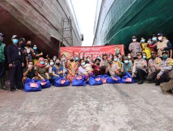 Sambut HUT Polda Metro Jaya Ke-73 Tahun, Polres Pelabuhan Tanjung Priok Gelar Bakti Sosial