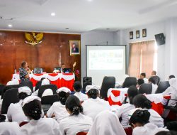 Danlantamal IX Sampaikan Dawilhanla dalam Kuliah Umum Mahasiswa Poltekkes Kemenkes Maluku