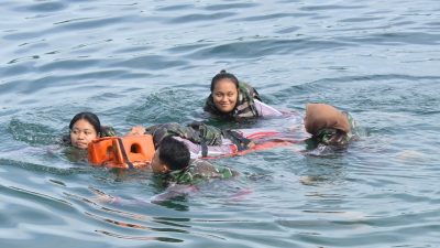 Danlantamal IX Berikan Pelatihan Mahasiswa Tangani Korban Kecelakaan Laut