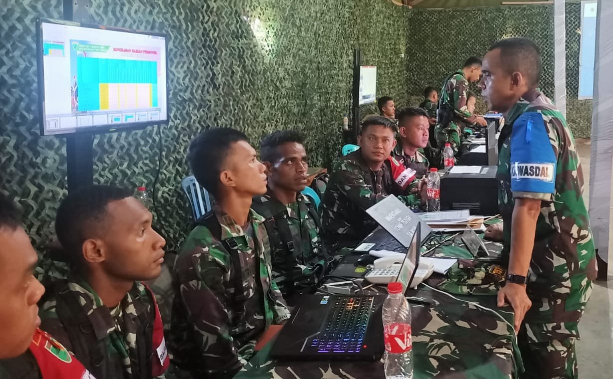 Danrem 174/ATW: Latihan Posko I Yonif 757/Ghupta Vira Diharapkan Dapat Diterapkan Dalam Tugas