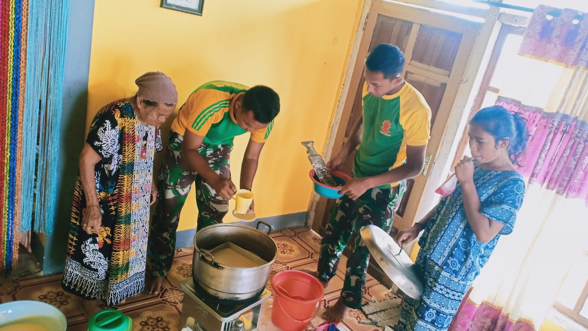 Prajurit Ajusta Ajarkan Warga Binaan Berwirausaha