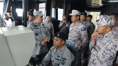 KN Pulau Marore – 322 Terima Kunjungan APMM Negeri Johor Malaysia