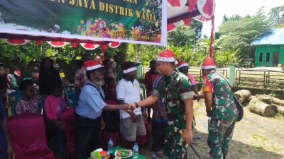 Rekatkan Hubungan Dengan Masyarakat, Dandim 1710/Mimika Gelar Acara Damai Kasih Natal