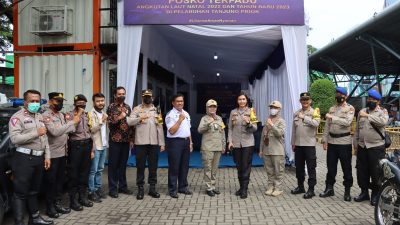 Polres Pelabuhan Tanjung Priok Monitoring Posko Terpadu Persiapan Nataru