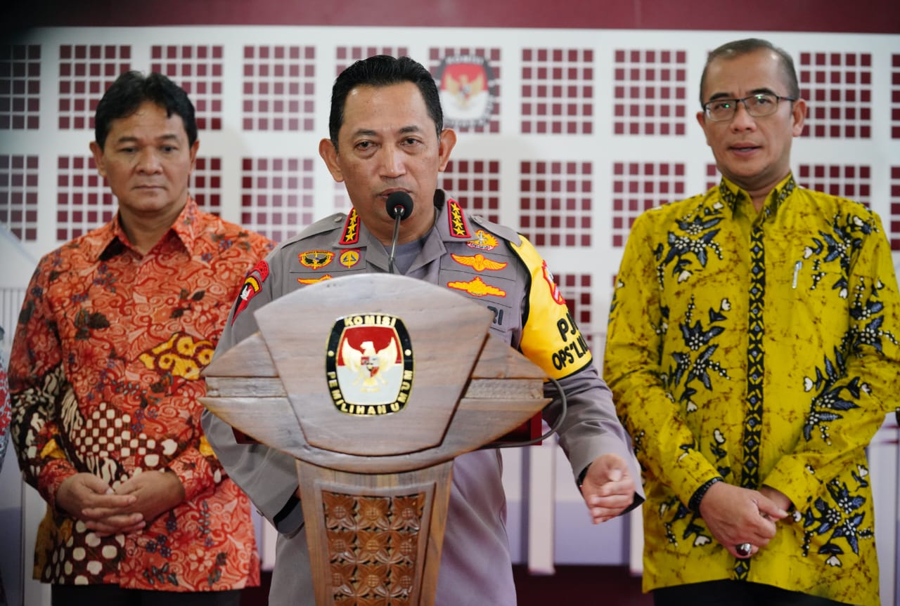 Kapolri MoU dengan KPU: Jaga Persatuan Kesatuan di Pemilu 2024 Syarat Mutlak