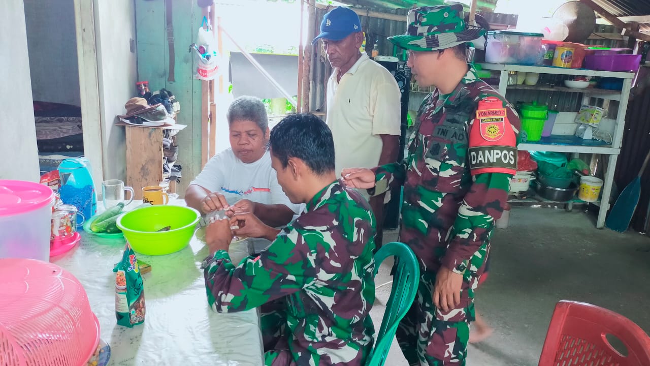 Masyarakat Kreatif, Prajurit Satgas Yonarmed 1 Ajarkan Masakan Olahan