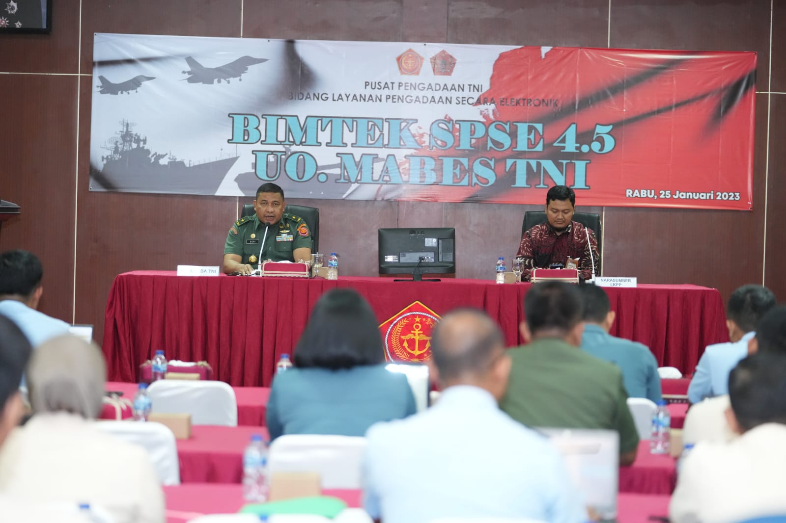 Pusada TNI Gandeng LKPP Selenggarakan Bimtek Penggunaan Aplikasi SPSE 4.5