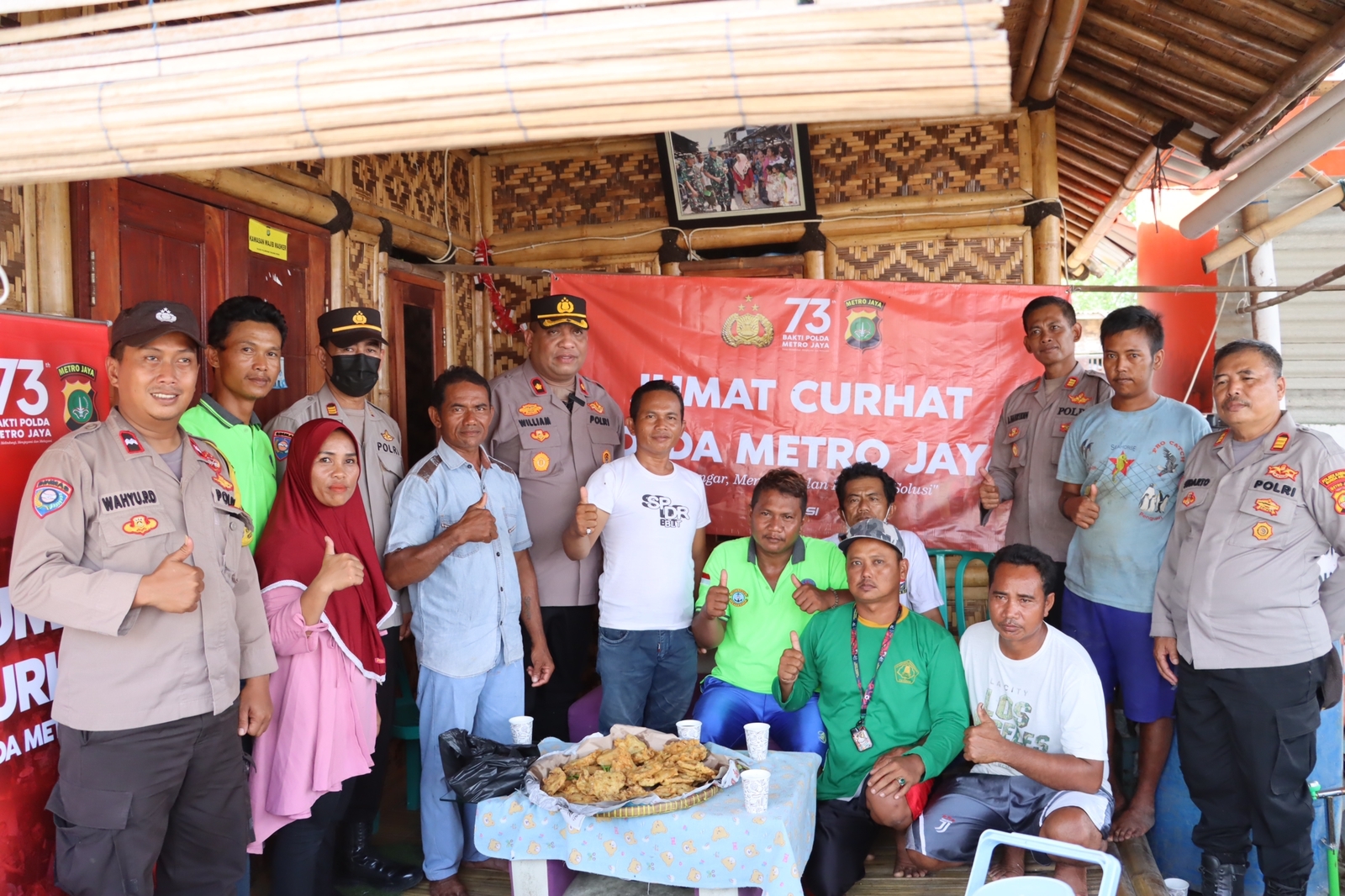 Polres Pelabuhan Tanjung Priok Gelar Jumat Curhat di Pelabuhan Muara Angke