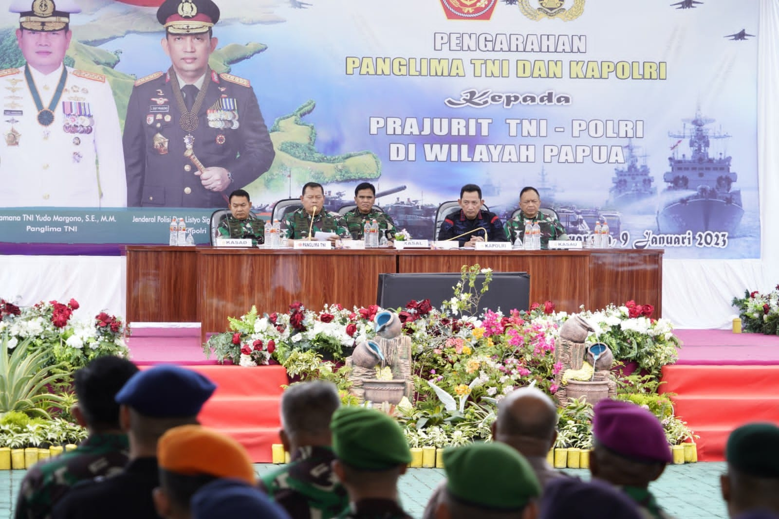 Panglima TNI Beri Pengarahan Kepada Prajurit TNI-Polri di Papua