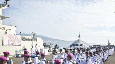 Danlantamal IX Ambon Peringati Hari Dharma Samudera Tahun 2023 di Dermaga Irian Halong Ambon